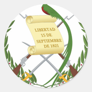 Sticker Rond Escudo de armas de Guatemala
