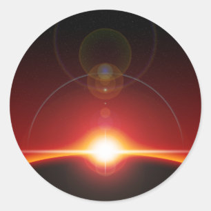 Sticker Rond Espace