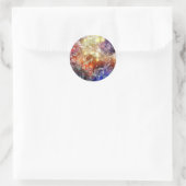 Sticker Rond Espace Abstrait (Sac)