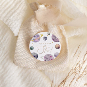 Sticker Rond Espace extra-atmosphérique Super Star Favor ou Env