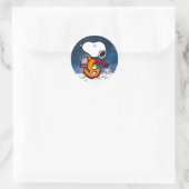 Sticker Rond ESPACE | Snoopy (Sac)