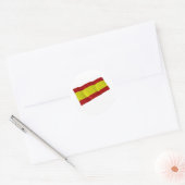 Sticker Rond espagne (Enveloppe)