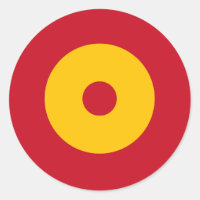 Espagne drapeau pays rond rond symbole cercle symb