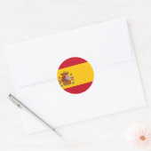 Sticker Rond Espagne ES (Enveloppe)