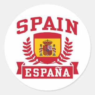 Sticker Rond Espagne Espana