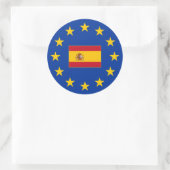 Sticker rond Espagne Union européenne (Sac)