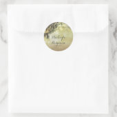 Sticker Rond Espagnol Moss Tree - Mariage de chêne (Sac)