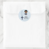 Sticker Rond Espagnol Sailor First Communion garçon (Sac)