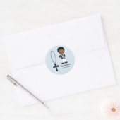 Sticker Rond Espagnol Sailor First Communion garçon (Enveloppe)