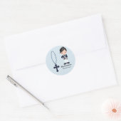 Sticker Rond Espagnol Sailor First Communion garçon (Enveloppe)