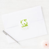 Sticker Rond Espèces prioritaires : Panda géant (Enveloppe)