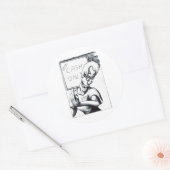 Sticker Rond Espèces uniquement (Enveloppe)