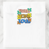 Sticker Rond espérance de foi amour rév 2 (Sac)