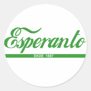 Sticker Rond Espérantos ekde 1887