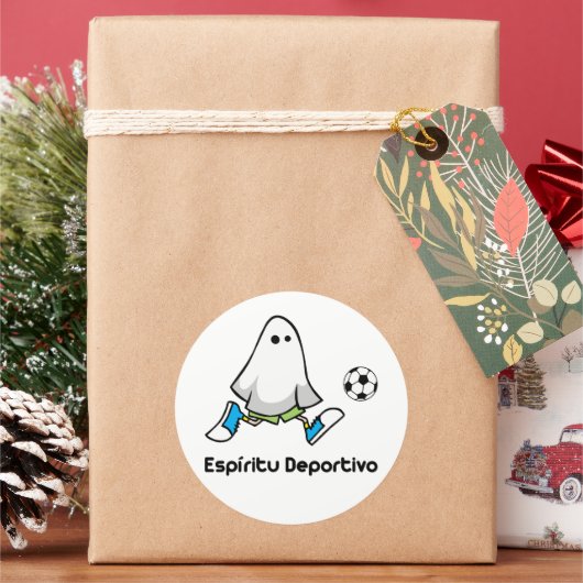 Sticker Rond Espiritu Deportivo (vacances)