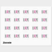 STICKER ROND ESPOIR (Feuille)