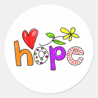 Sticker Rond Espoir