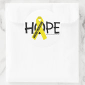 Sticker Rond Espoir de prévention du suicide (Sac)