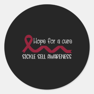 Sticker Rond Espoir D'Un Traitement - Mois De Sensibilisation A
