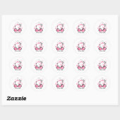 Sticker Rond Espoir D'Une Solution (Feuille)