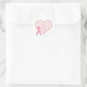 Sticker Rond Espoir et amour (Sac)