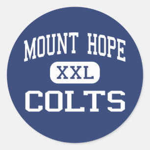 Sticker Rond Espoir moyen de bâti de colts d'espoir de bâti