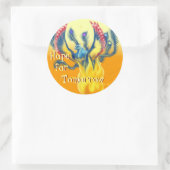 Sticker Rond Espoir pour demain (Sac)