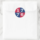 Sticker Rond Esprit De 1776 (Sac)