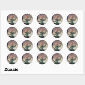 Sticker Rond Esprit d'ombre (Feuille)