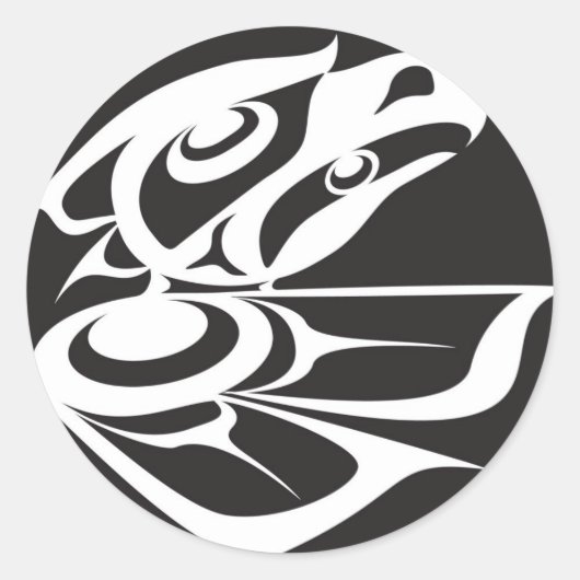 Sticker Rond Esprit Eagle (Devant)