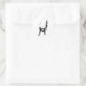 Sticker Rond Esprit enroulé (Sac)