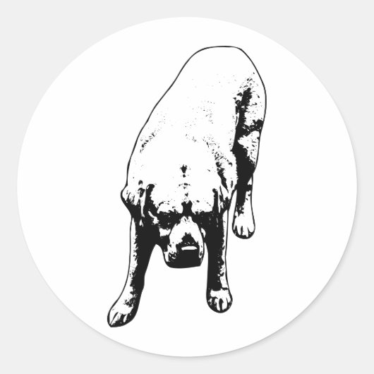 Sticker Rond Esprit enroulé (Devant)