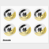 Sticker Rond Esprit ZEN (Feuille)