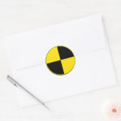 Sticker Rond Essai d'écrasement (Enveloppe)