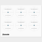 Sticker Rond essai échantillon (Feuille)