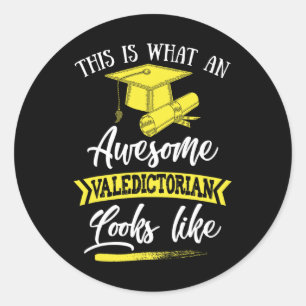 Sticker Rond Est-Ce À Quoi Ressemble Un Magnifique Védonique