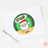 Sticker Rond Est-Ce Encore Noël ? (Enveloppe)