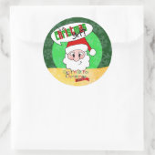 Sticker Rond Est-Ce Encore Noël ? (Sac)