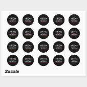 Sticker Rond Est-ce mon président ? (Feuille)