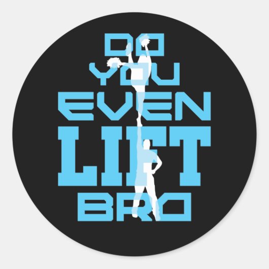 Sticker Rond Est-Ce Que Vous Soulevez Même Bro Drôle Hommes Che (Devant)