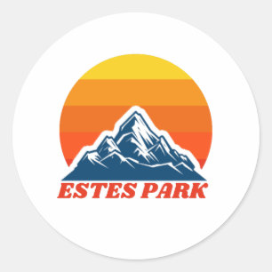 Sticker Rond Estes Park, Colorado