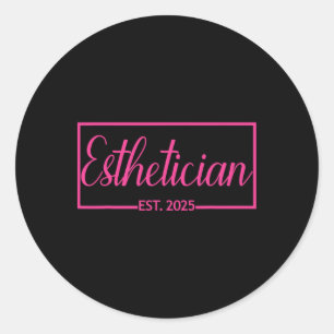 Sticker Rond Esthétique Est. Spécialiste des soins de la peau 2