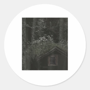 Sticker Rond Esthétique Fairy Fairycore Goblincore Cottagecore
