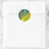 Sticker Rond Esthétique holographique (Sac)