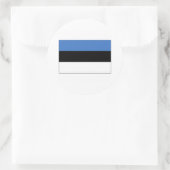 Sticker Rond Estonie FLAG International (Sac)