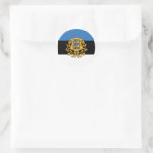 Sticker rond estonien (Sac)