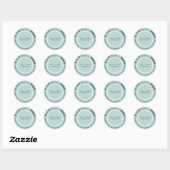 STICKER ROND ET ÊTRE MARIÉ | BÂTIMENTS DE FAVEUR (Feuille)