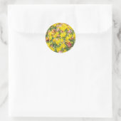 Sticker Rond Et la vie continue (Sac)