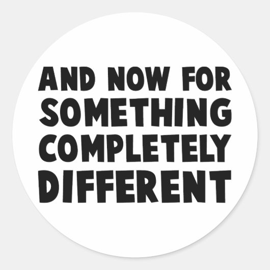 Sticker Rond Et Maintenant (Devant)