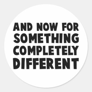 Sticker Rond Et Maintenant